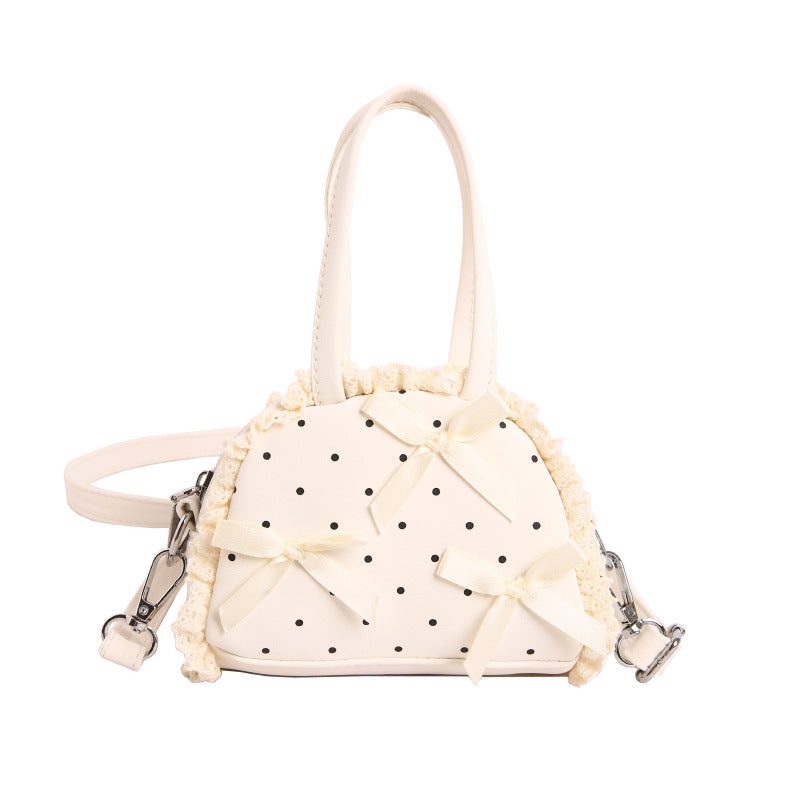 WoCharming Bow-Embellished Everyday Handbag