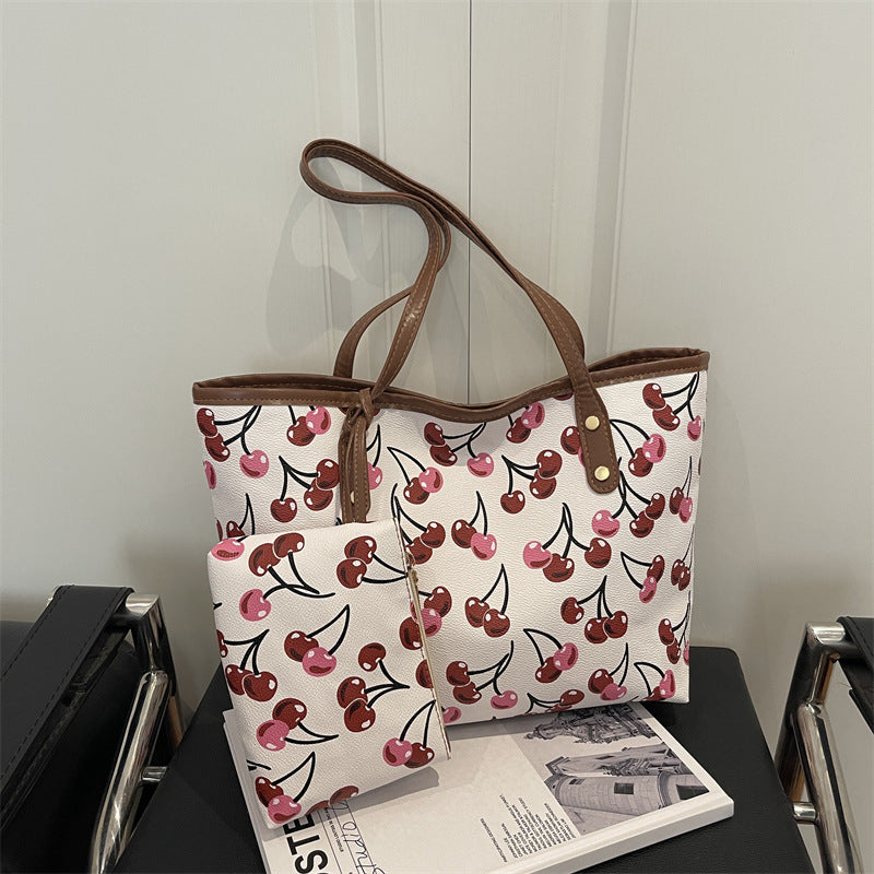WoWhimsical Cherry Print Tote Bag