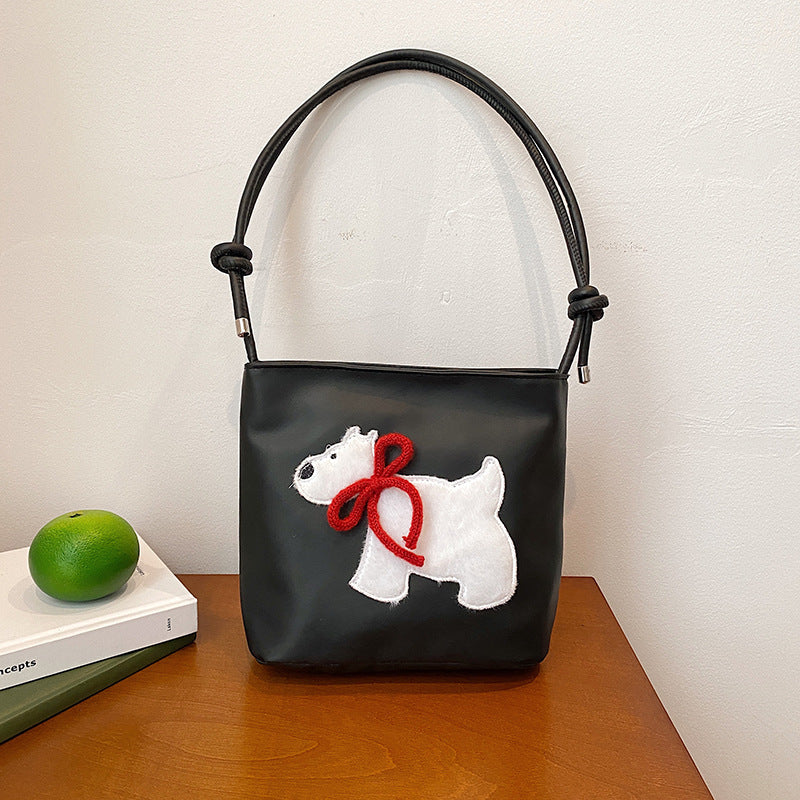 WoCute Teddy Bear Patch Handbag