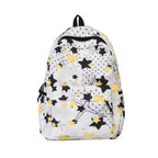 Star-Patterned School Backpack