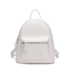 Woven Leather Mini Backpack