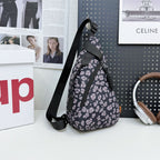 Crossbody bag with leopard print