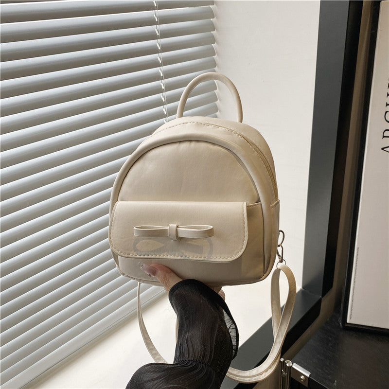 Women Mini Backpack Bag with Stylish Design-https://detail.1688.com/offer/944670433341.html-Calm Wears-White-nothing-Calm Wears