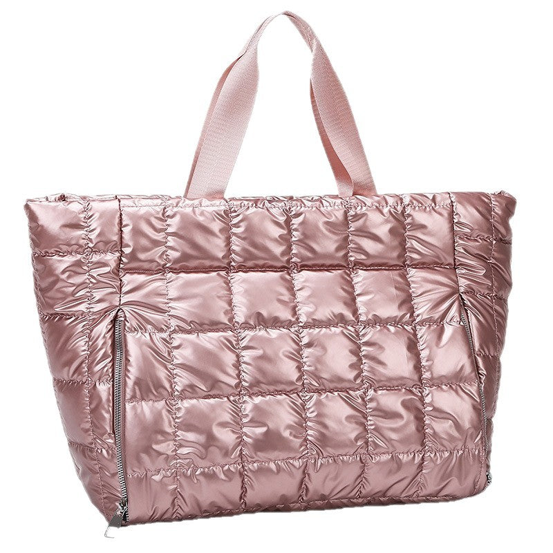 Quilted Insulated Shopper Tote