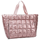 Quilted Insulated Shopper Tote