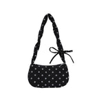 Vintage Polka Dot Crossbody Handbag