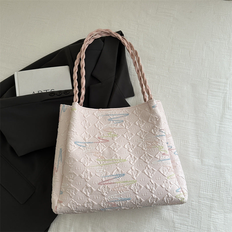Quilted Decorative Shoulder Bag