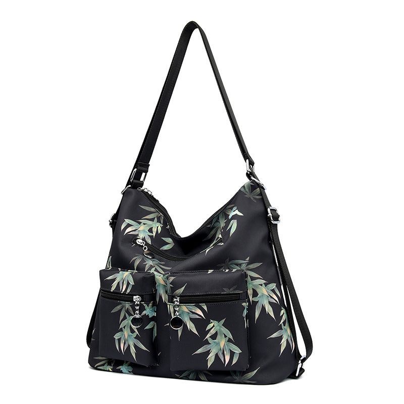 Spacious Multi-Pocket Shoulder Bag