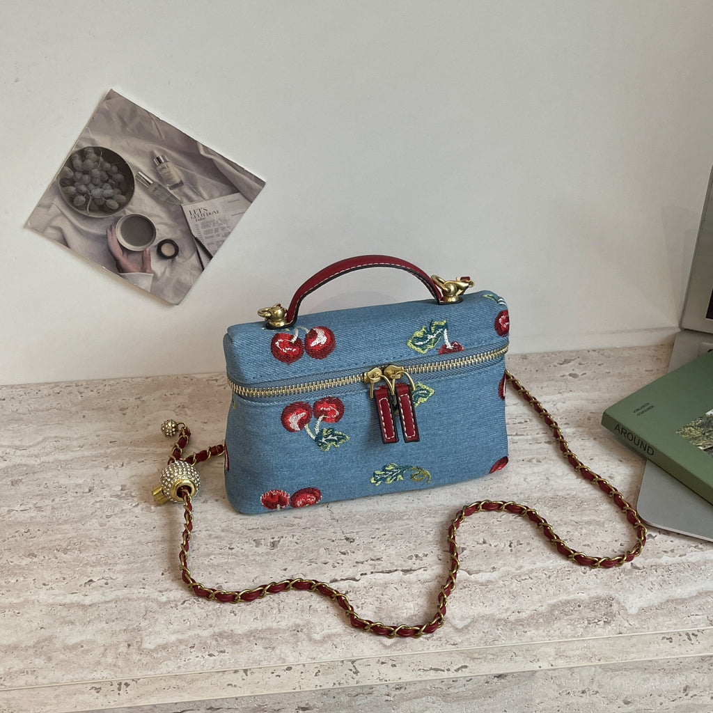 Embroidered Crossbody Bag