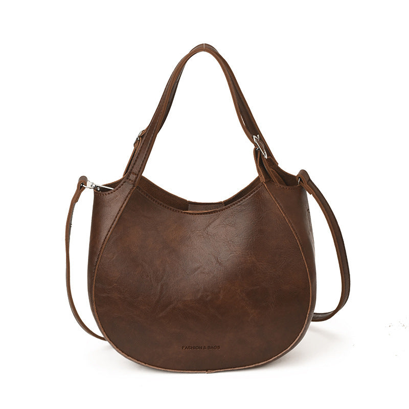 Women's shoulder bag made of high-quality artificial leather with fashionable trim-https://detail.1688.com/offer/1016565207426.html-Calm Wears-Braun-nothing-Calm Wears