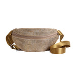 Shimmering Rhinestone-Embellished Fanny Pack