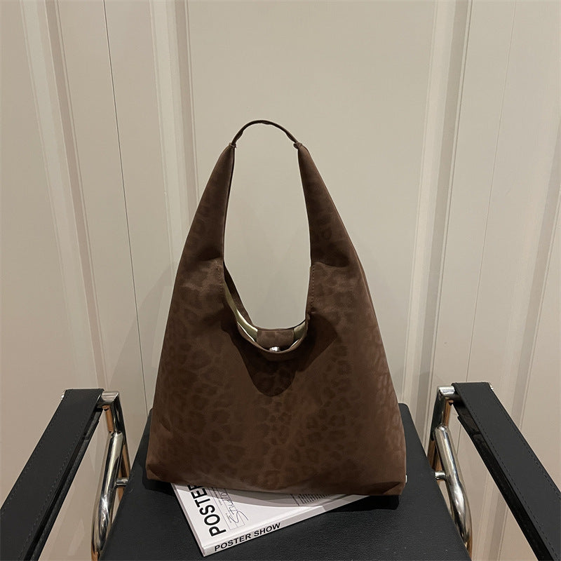 Women’s fashionable tote bag with striking shoulder strap-https://detail.1688.com/offer/1031641411711.html-Calm Wears-Coffee-nothing-Calm Wears