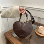 Heart-Shaped Crossbody Handbag