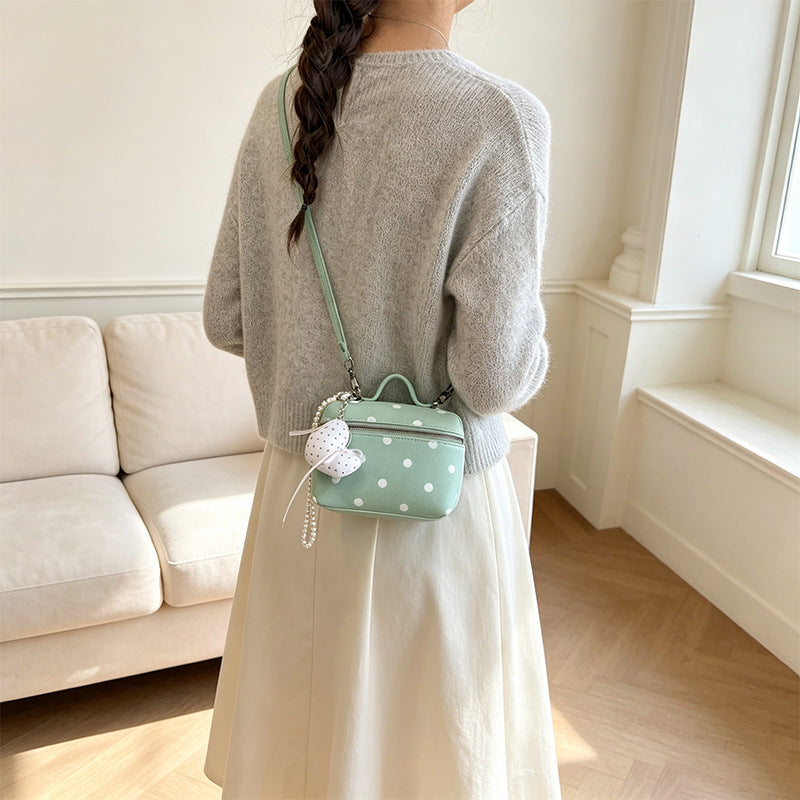 Chic Polka Dot Crossbody Bag