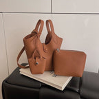 Ladies' tote bag with detachable mini organizer