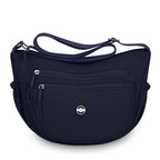 Multi-Zip Crossbody Organizer Bag