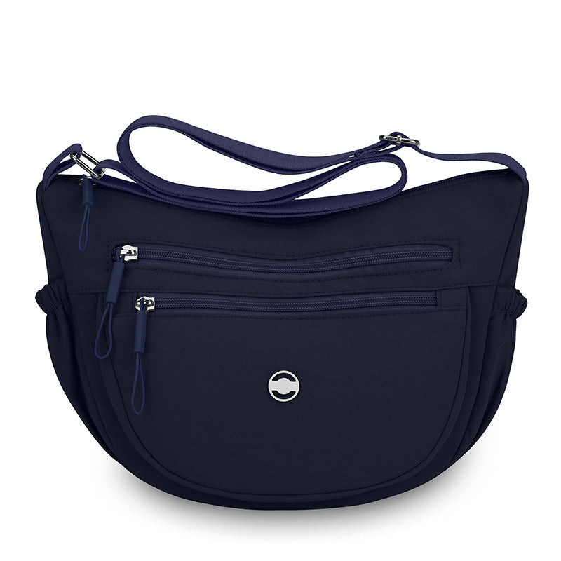 Multi-Zip Crossbody Organizer Bag