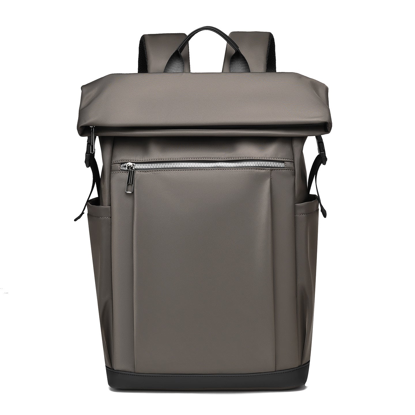 Backpack with Two-Tone Design and Many Compartments