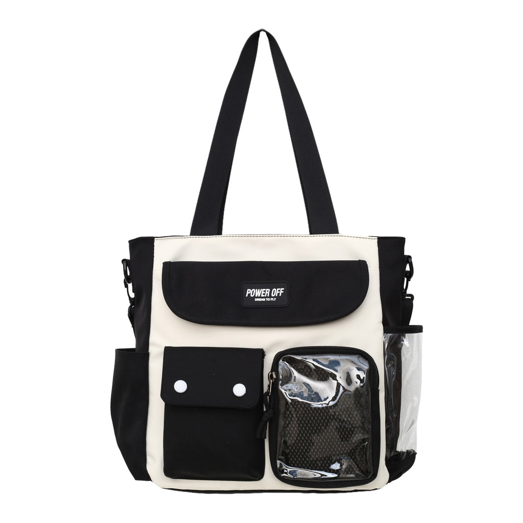Multi-Pocket Utility Tote Bag
