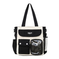 Multi-Pocket Utility Tote Bag
