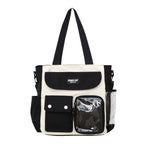 Multi-Pocket Utility Tote Bag