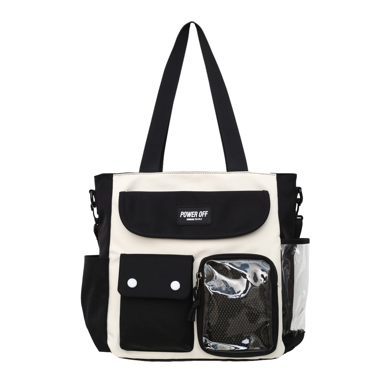 Multi-Pocket Utility Tote Bag