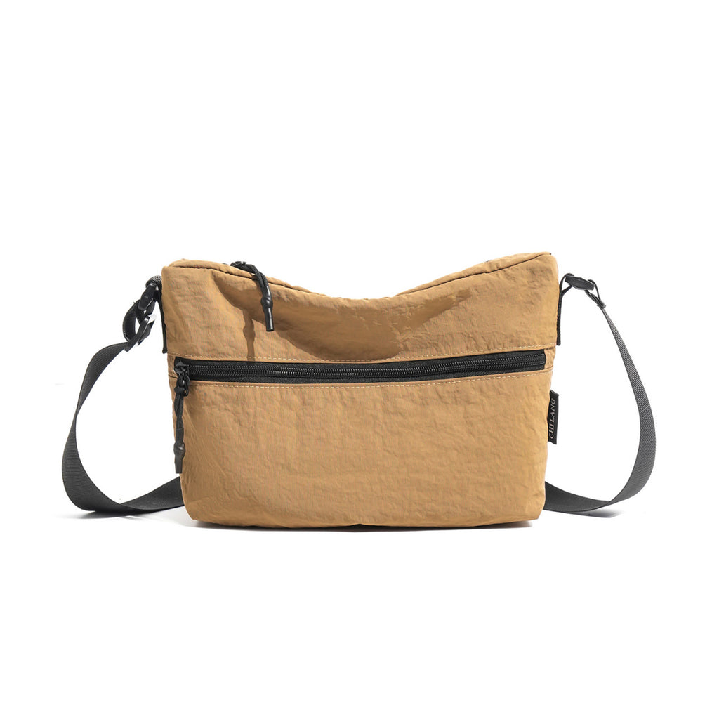 Compact Crossbody Bag with Multiple Zippered Pockets Calm Wears