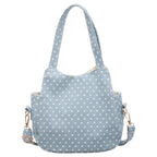 Versatile Star-Patterned Mini Shoulder Bag
