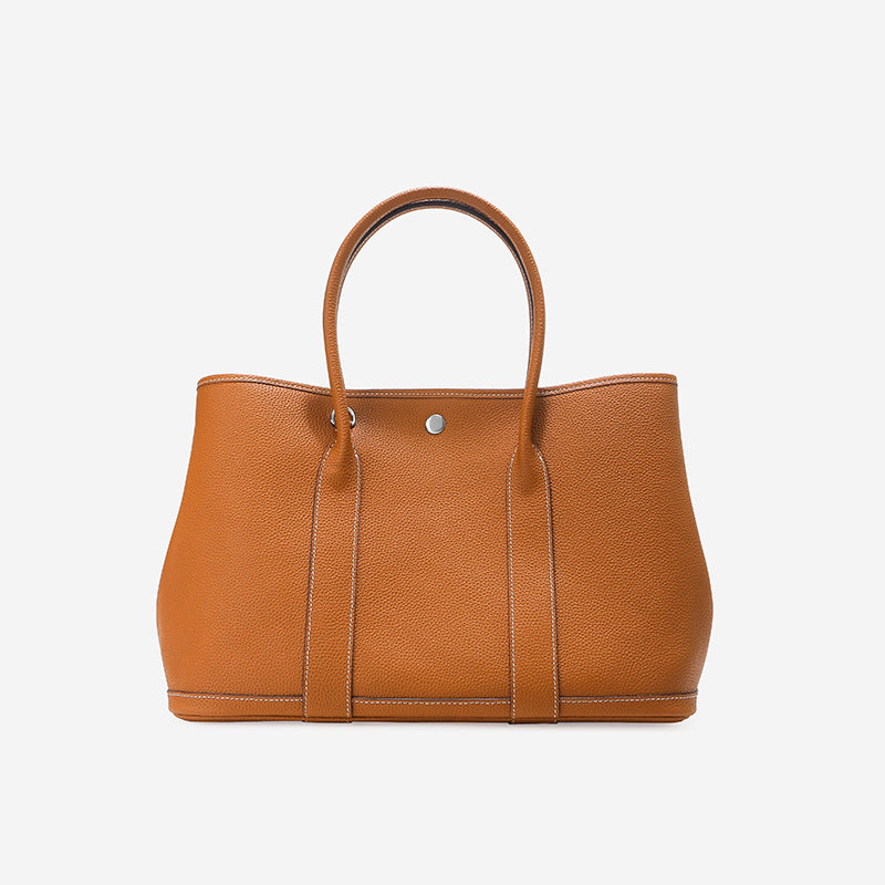 Women's Tote Bag with Textured Design and Practical Interior Pockets-https://detail.1688.com/offer/1009685633251.html-Calm Wears-Orange-36-Calm Wears