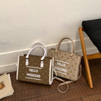 WoStylish Canvas Weekend Tote Bag