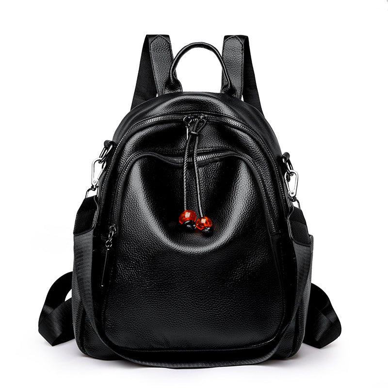 Premium Leather Travel Backpack