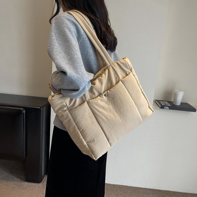 Quilted Multi-Functional Tote Bag Calm Wears