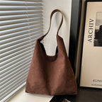 Suede Slouchy Hobo Bag