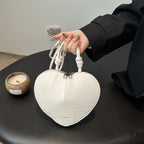 Heart-Shaped Crossbody Handbag