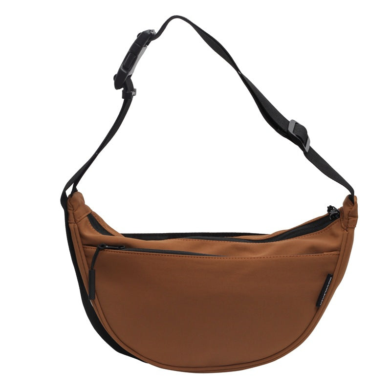 Shoulder bag with adjustable strap and multiple compartments