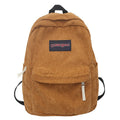 Corduroy Utility School Backpack