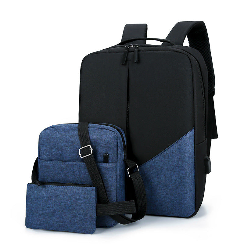 Versatile Multi-Pocket Laptop Backpack Set