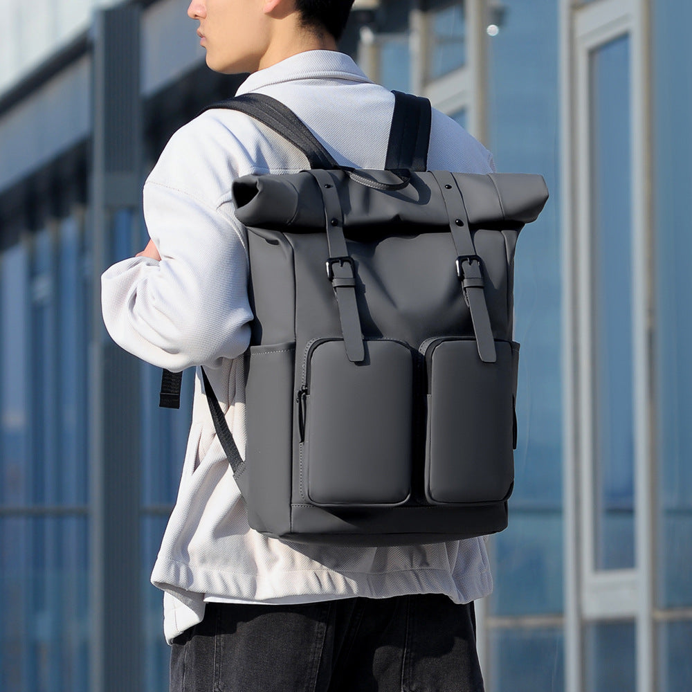 Roll-Top Waterproof Backpack