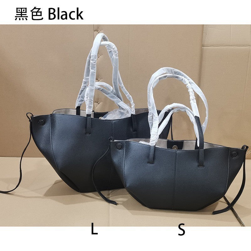 Ladies Tote Bag with practical interior pocket and detachable wallet-https://detail.1688.com/offer/869288444309.html-Calm Wears-Black-5310532-Calm Wears