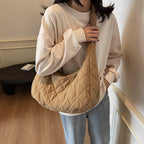 Chic Quilted Hobo Handbag Calm Wears