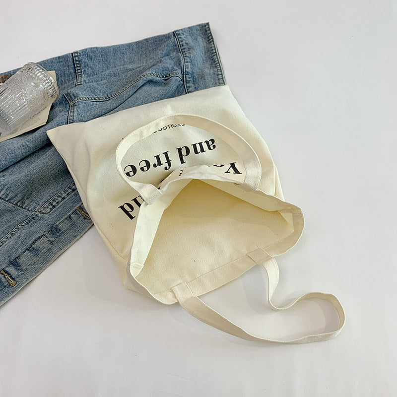 Motivational Canvas Tote Bag
