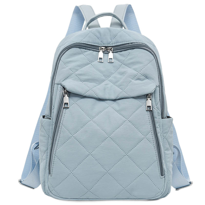 Quilted Multi-Pocket Backpack