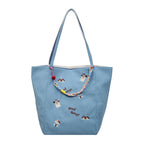 Embroidered Casual Tote