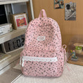 Floral Patterned School Backpack