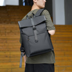 Stylish Roll-Top Waterproof Backpack