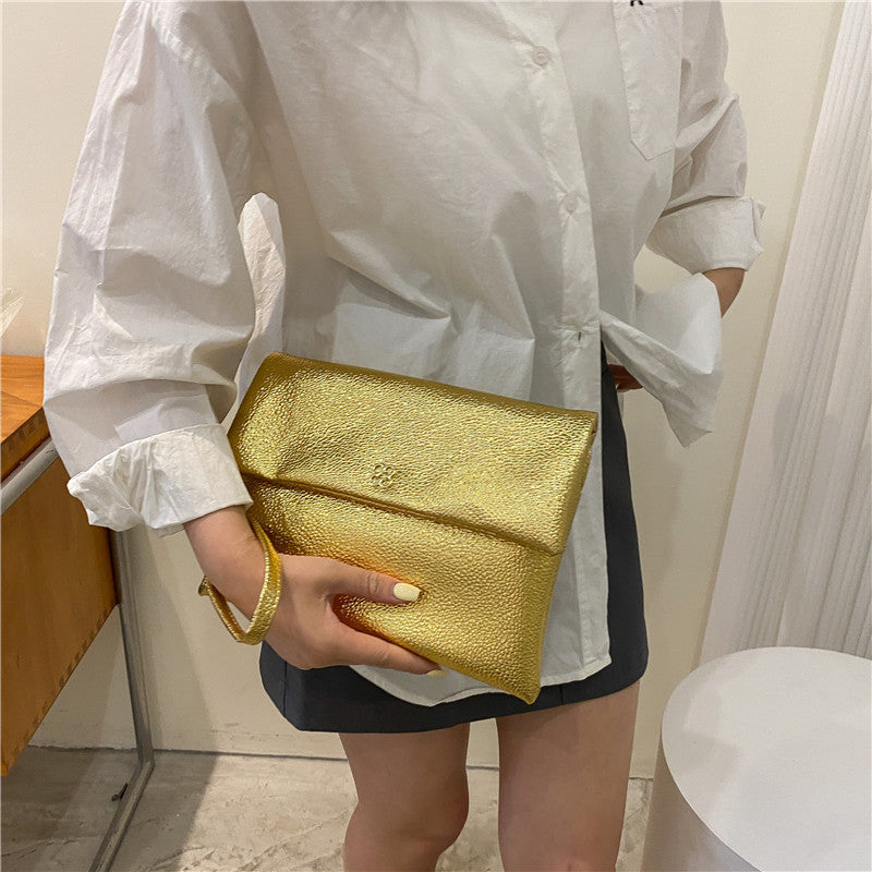 Elegant Textured Wristlet Clutch