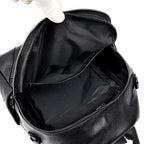 Vintage-Inspired Textured Leather Backpack