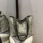 Stylish Bamboo Print Tote Bag