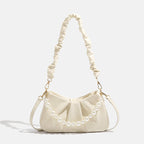 Elegant Pearl-Accent Sling Bag