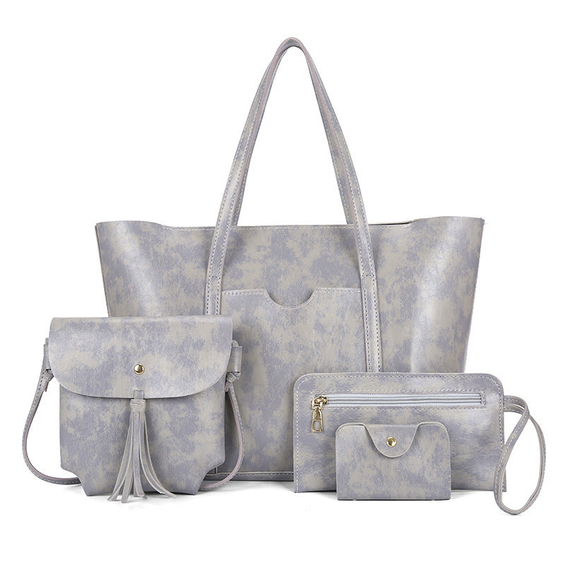 Women's Tote Bag Set with Multifunctional Compartments-https://detail.1688.com/offer/910180580047.html-Calm Wears-Gray-nothing-Calm Wears